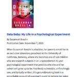 Knowledge Toddler Is a single of the Next Large Thought Club’s November 2023 Have to-Go through Textbooks — SUSANNAH BRESLIN