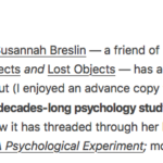 A Facts Baby Shout-out — SUSANNAH BRESLIN