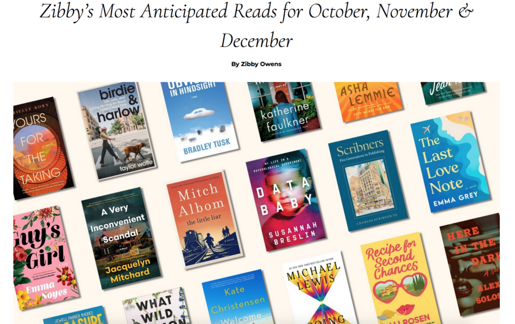 Details Infant Is Just one of Zibby’s Most Expected Reads for October, November & December — SUSANNAH BRESLIN